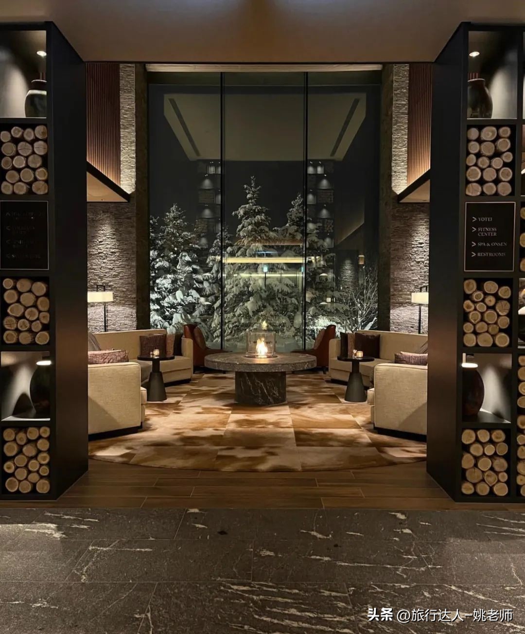 日本丽思卡尔顿酒店阴雨天高级感,大阪奢华酒店