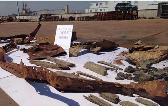 定远舰打捞125年,定远舰残骸回国