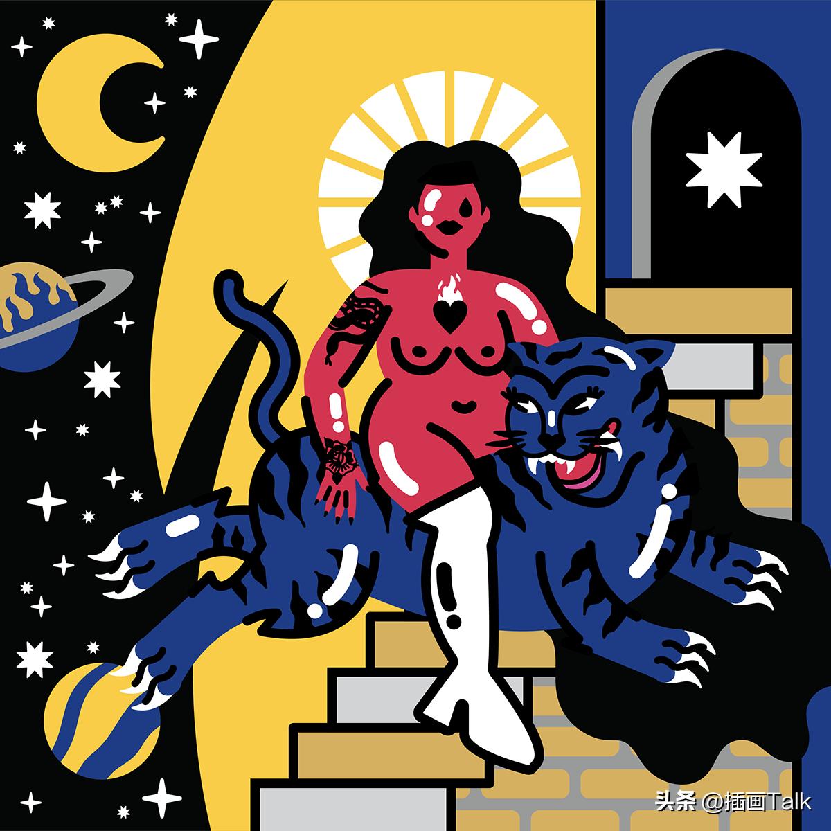 意大利插画师marina视频,插画师marissagarner绘画作品