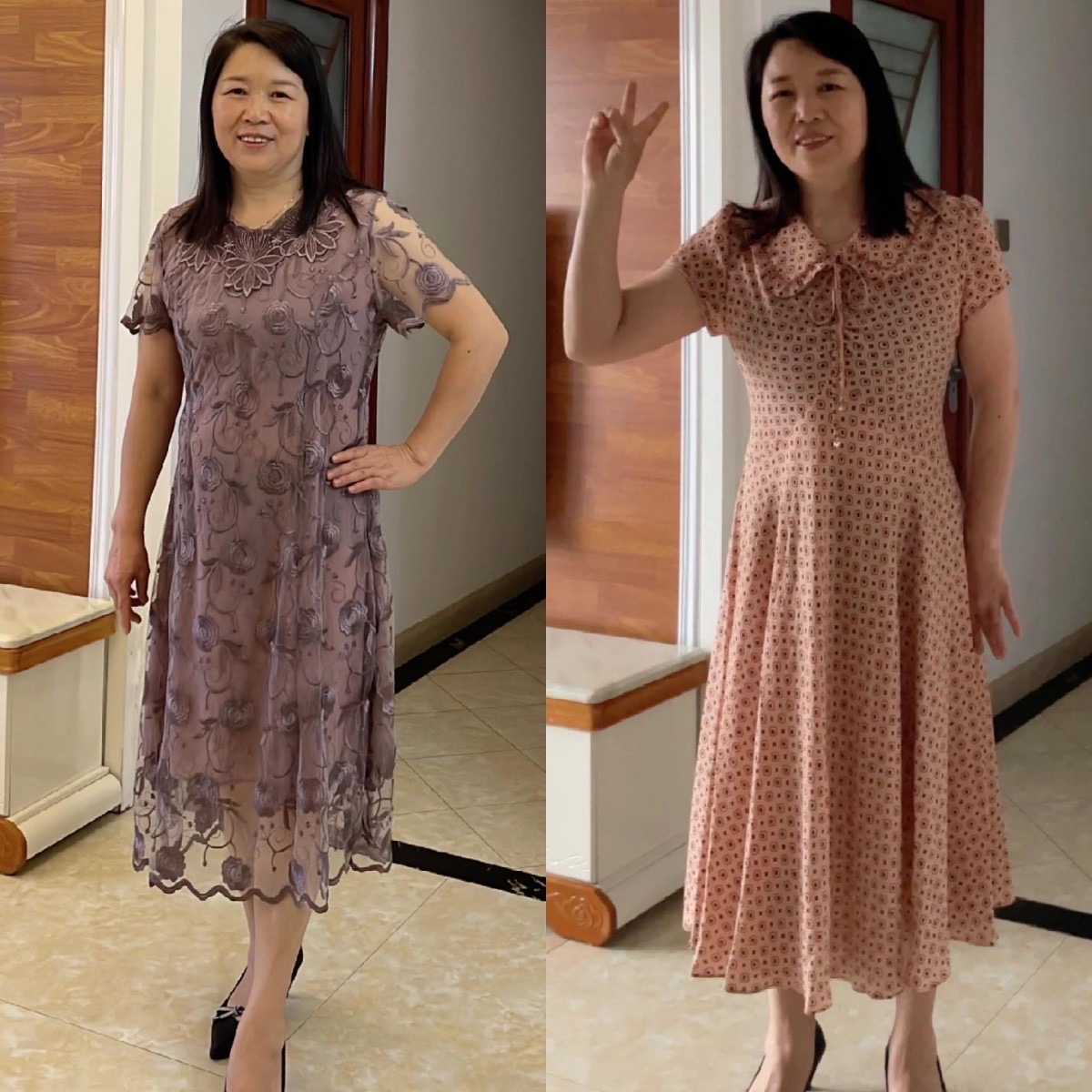 小香风连衣裙裙子可以配小白鞋吗,连衣裙下边穿牛仔裤