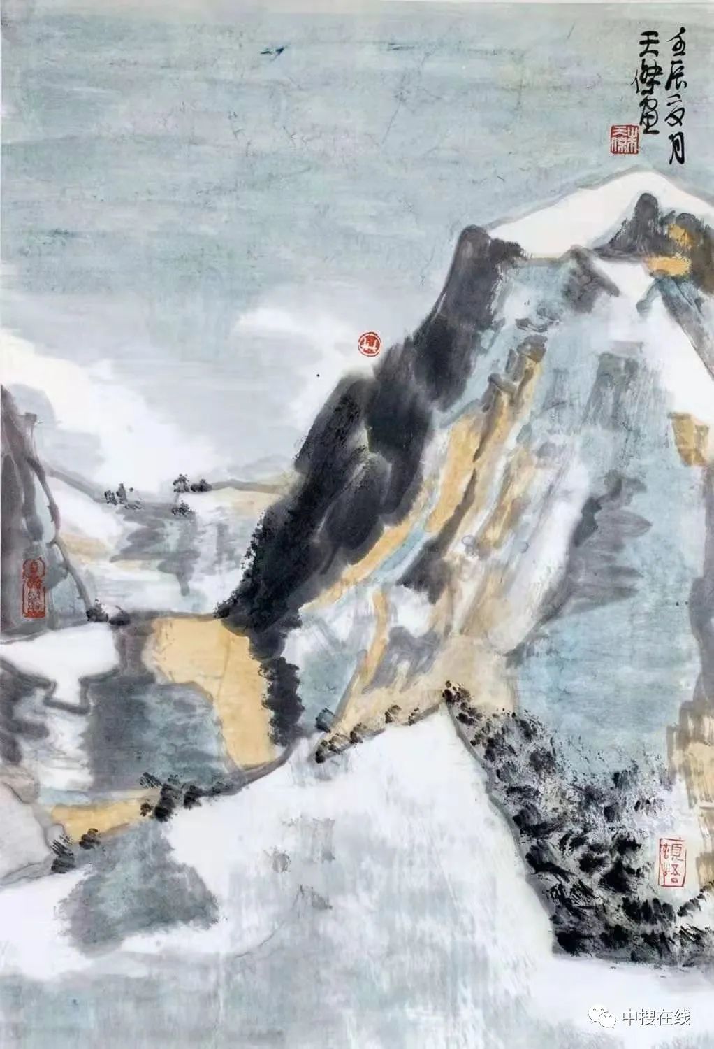 彭城画派：朱天杰先生山水画鉴赏专栏编辑发布：中搜在线