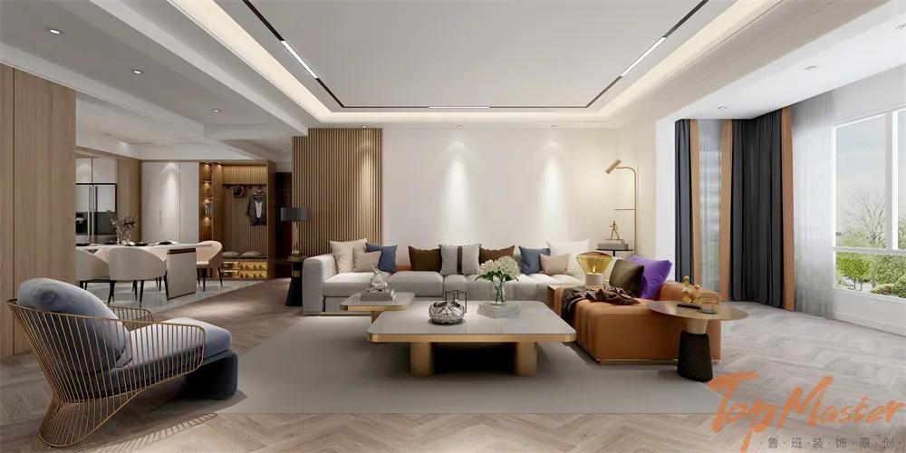 长沙鲁班装饰大宅设计,鲁班装饰现代简约