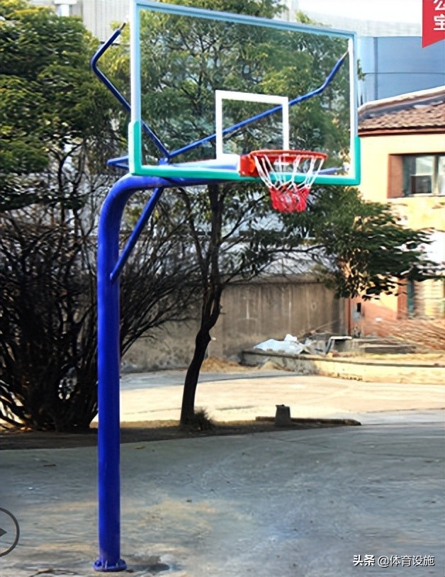 室外篮球架地埋篮球架,地埋篮球架和普通篮球架