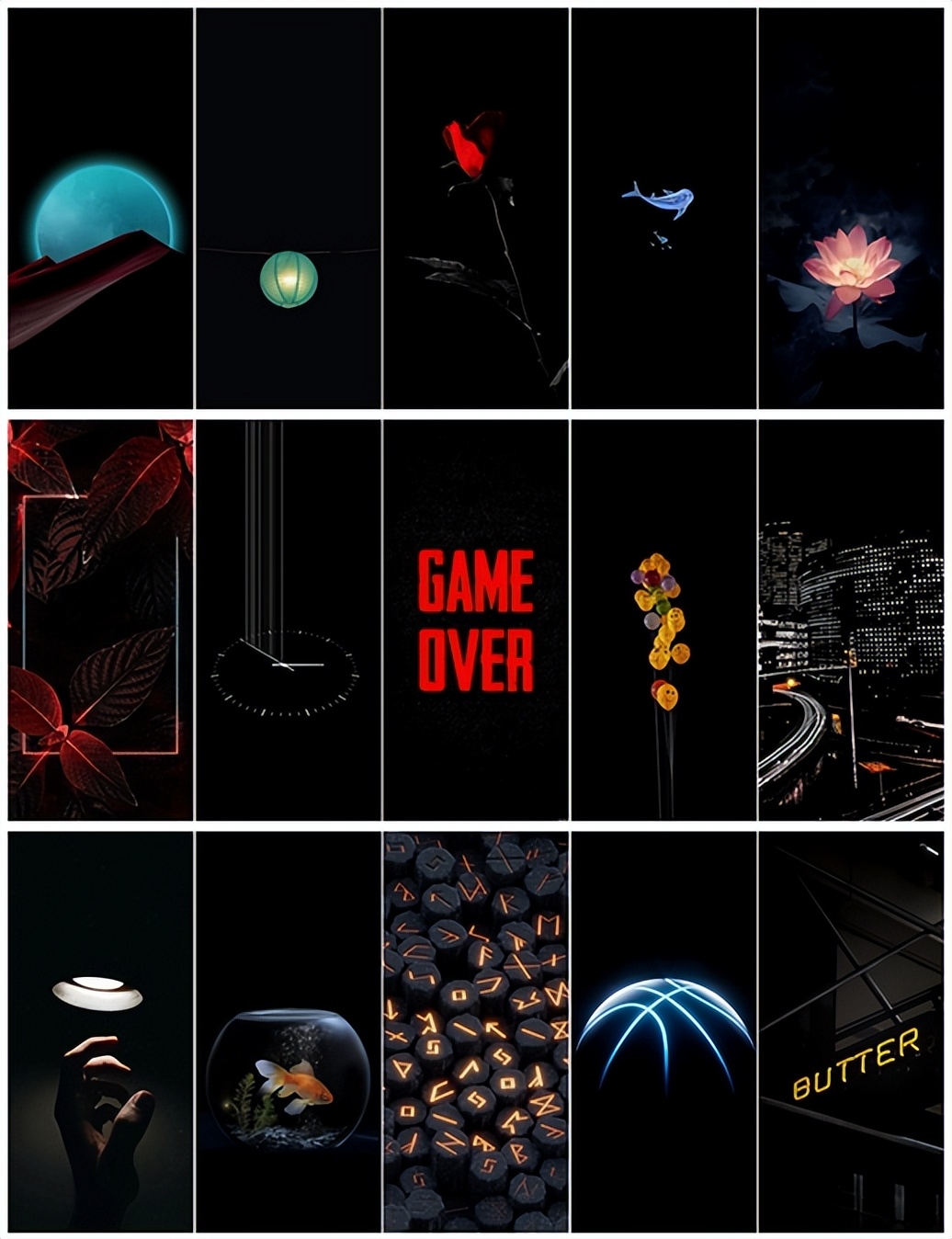 超好看的黑色系壁纸精选八张,又美又飒的黑色系壁纸