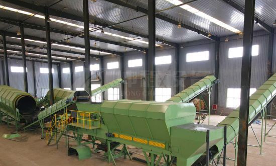 生活垃圾分选破碎工艺流程图,生活垃圾自动分选技巧