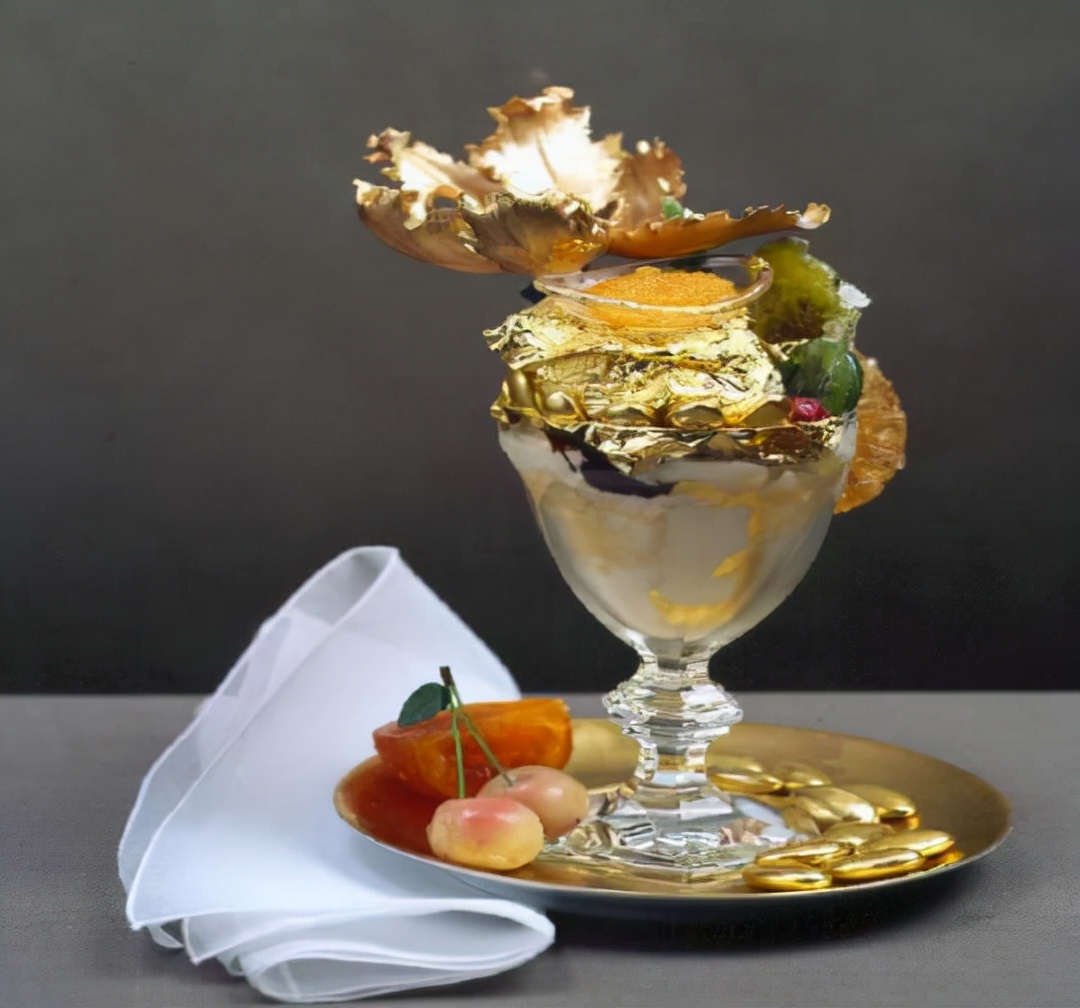 用黄金做的高级美食,价值百万的黄金美食
