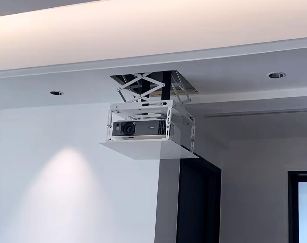 卧室投影仪的安装及布线,新房装修布线怎么接电