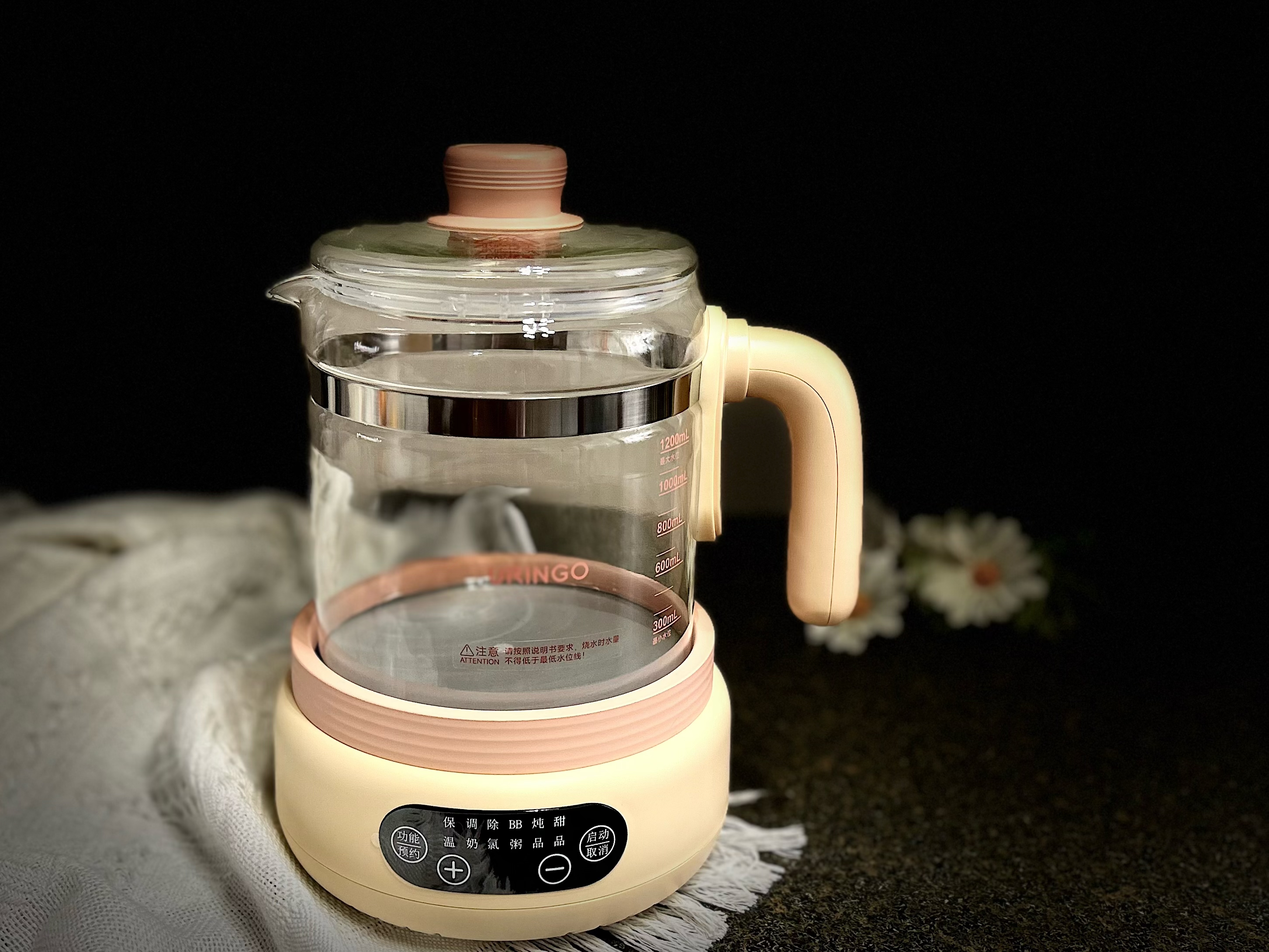 七彩叮当调奶器,可炖煮多功能恒温调奶器