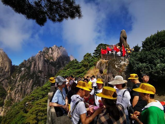 黄山日进山游客人数,黄山风景区一天游客多少人上山