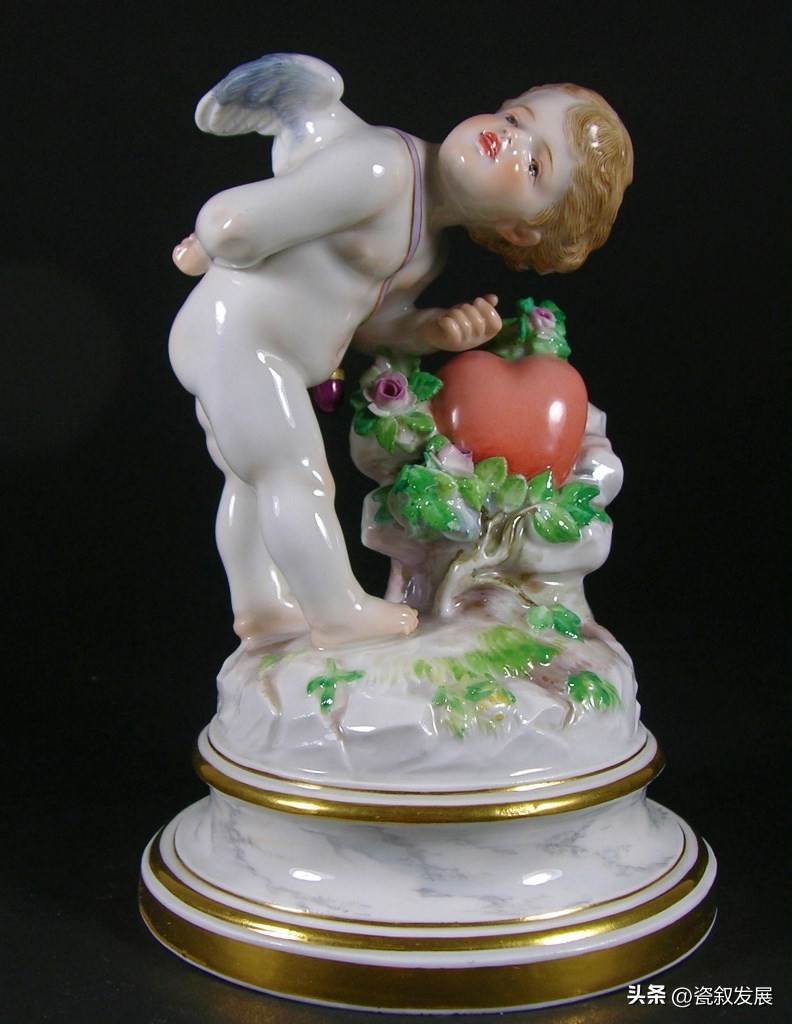 欧洲瓷器之祖-梅森Meissen制瓷厂-爱神丘比特“爱”主题瓷塑(2)