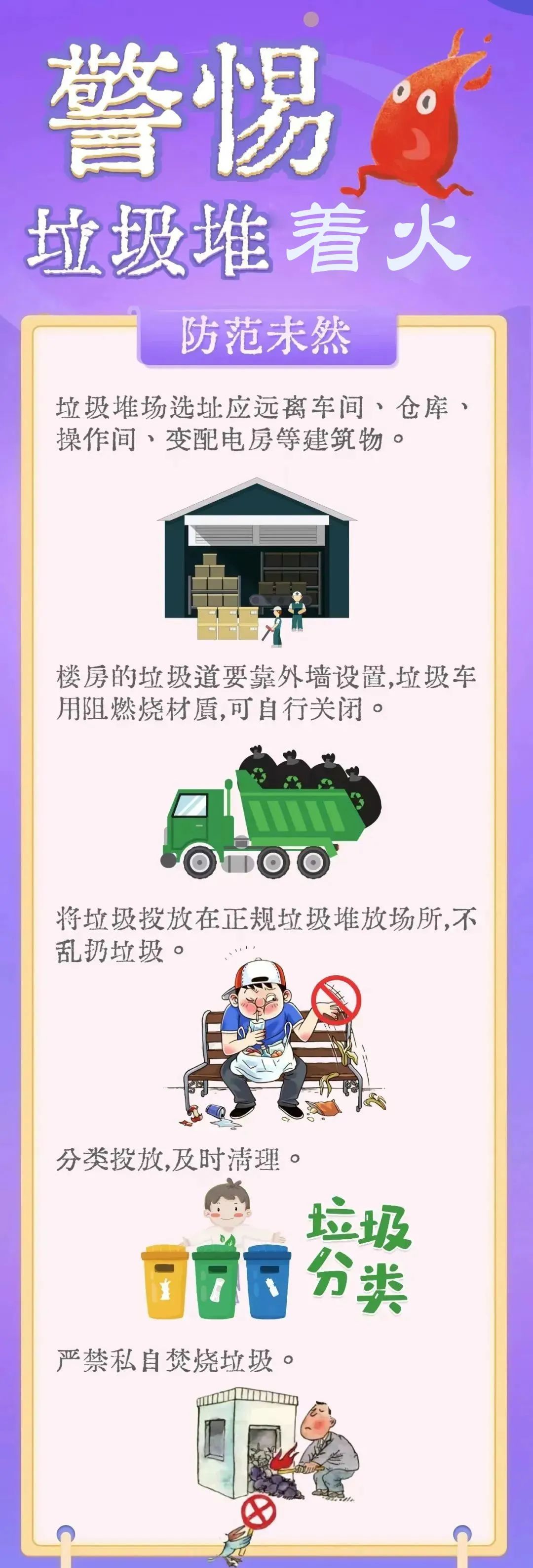 警惕！垃圾堆着火！义乌市一垃圾中转站发生火灾~