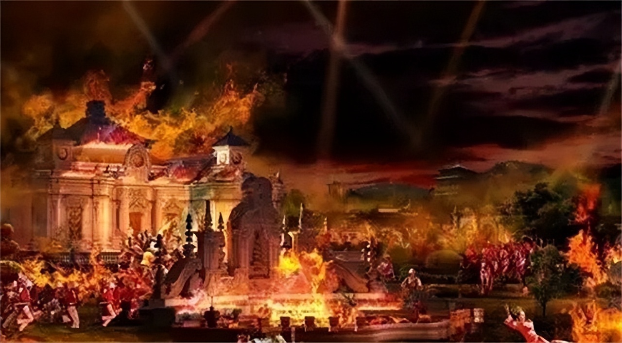 英国拍卖圆明园图片,圆明园烧毁前照片在英国拍卖