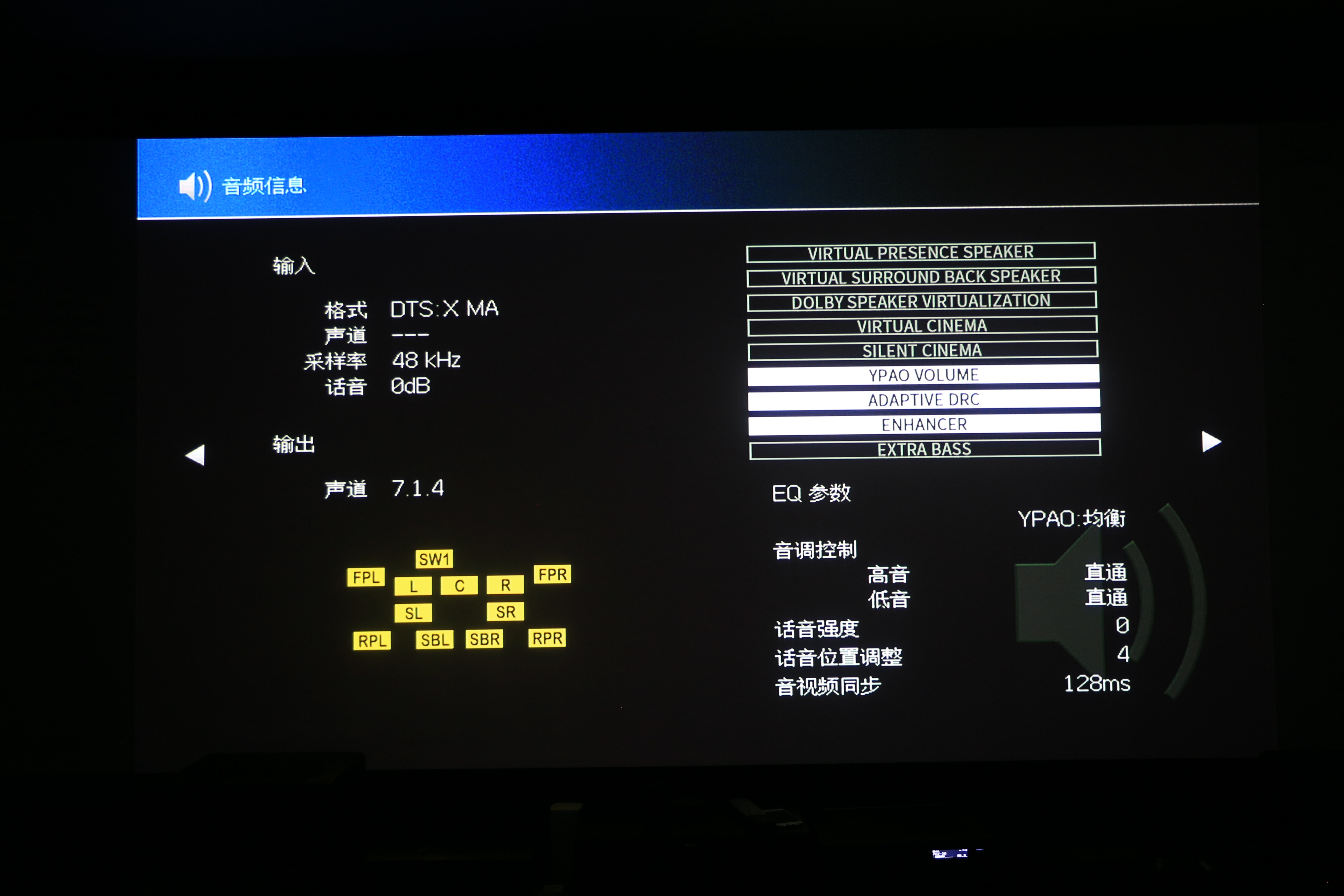 188寸家庭影院再升级7.1.4全景声，雅马哈旗舰RX-A8A评测