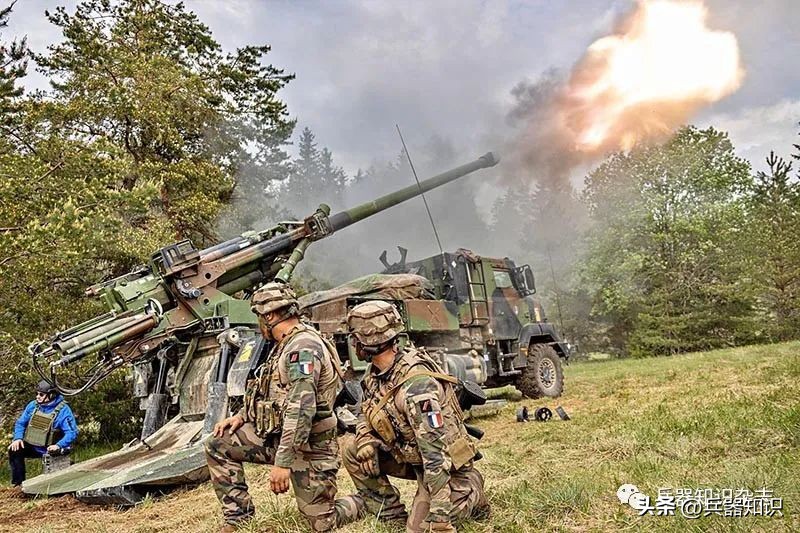 外军演习现场（7），“凯撒”、AMOS和D30