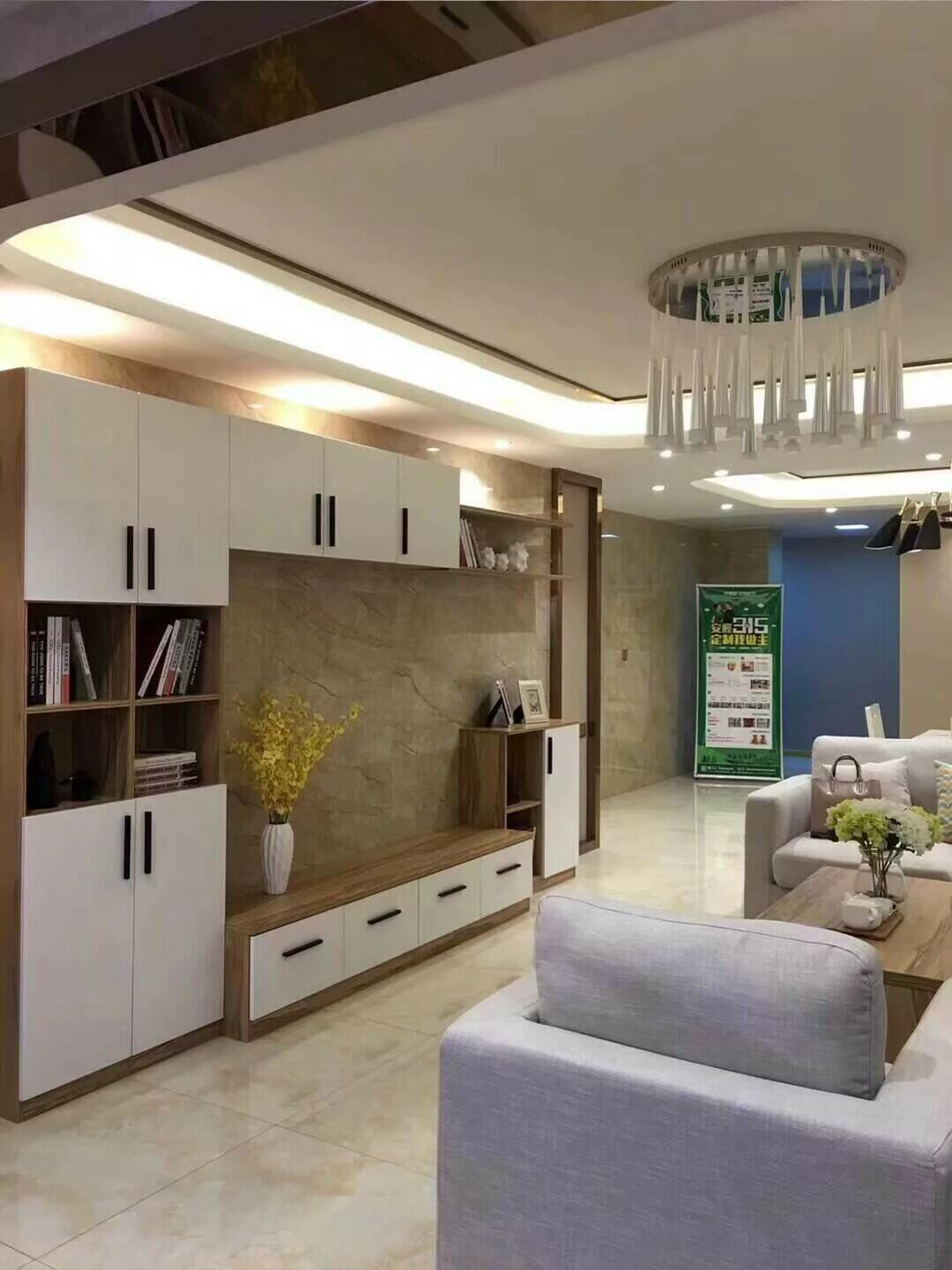 漂亮的电视柜背景墙最新款,7款电视背景墙及电视柜设计