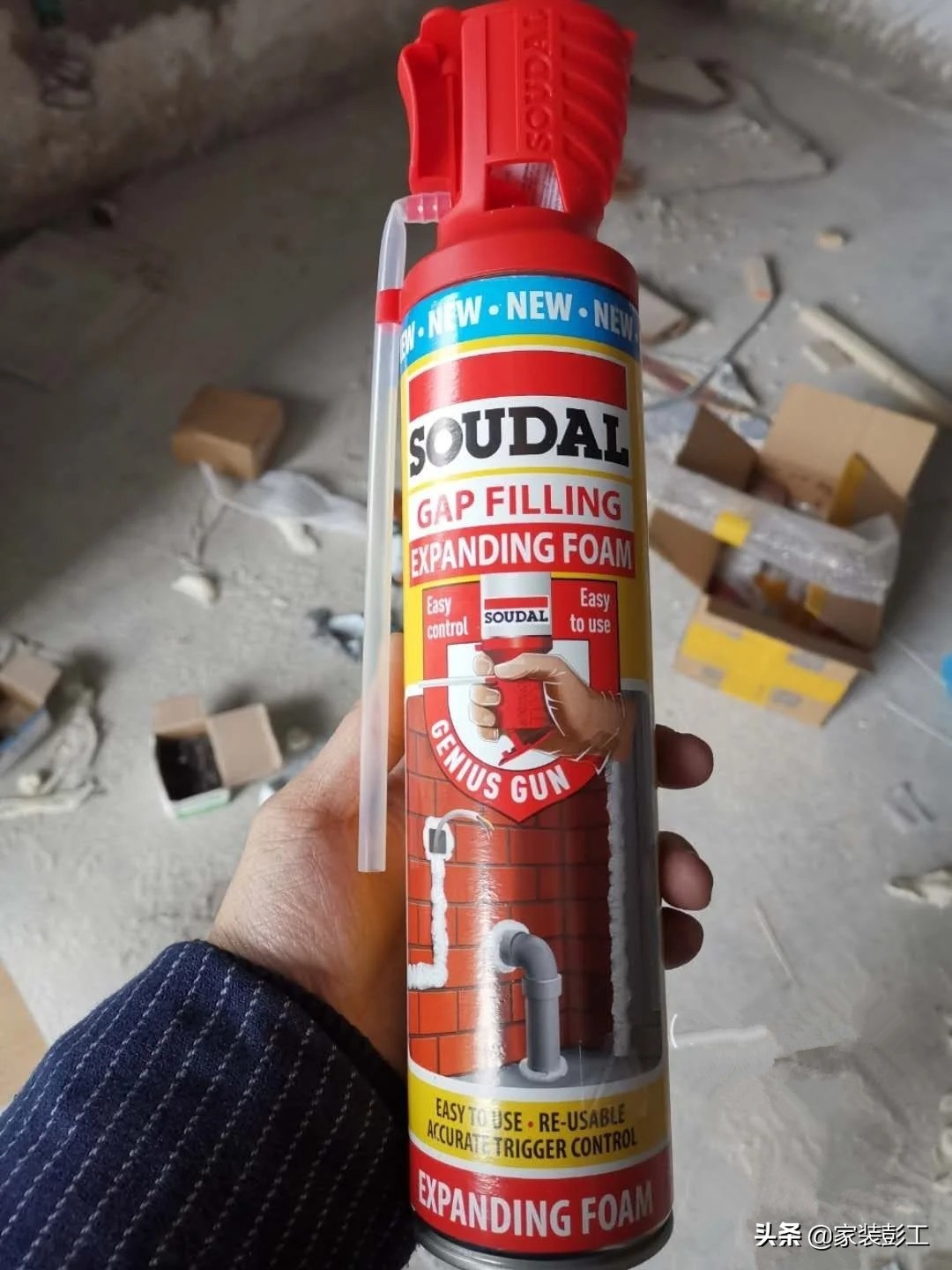 乳胶漆墙面用什么胶粘发泡板牢固,发泡胶填补墙洞做乳胶漆会开裂吗