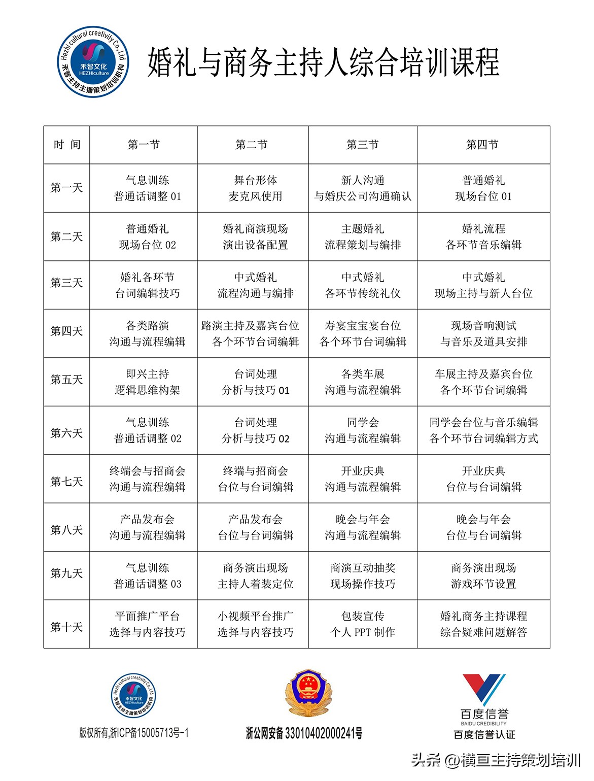 司仪培训江苏,江苏婚礼主持人培训速成班