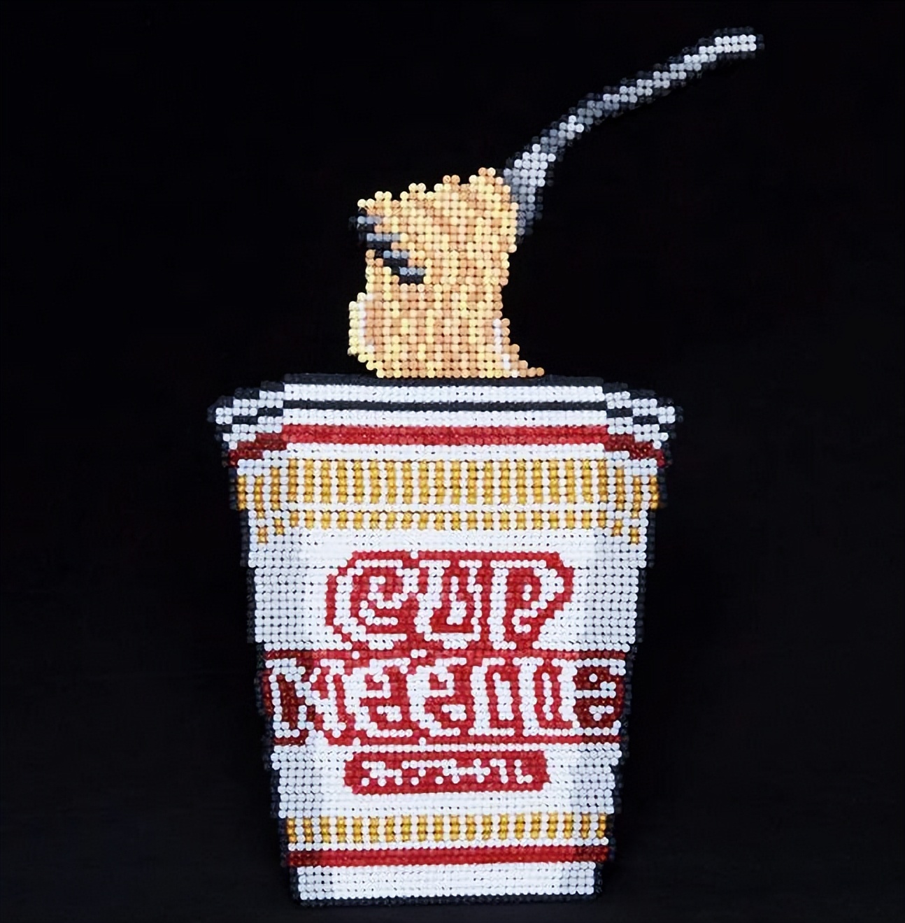 日清也玩阴间创意?网友:整点阳间活行不行!