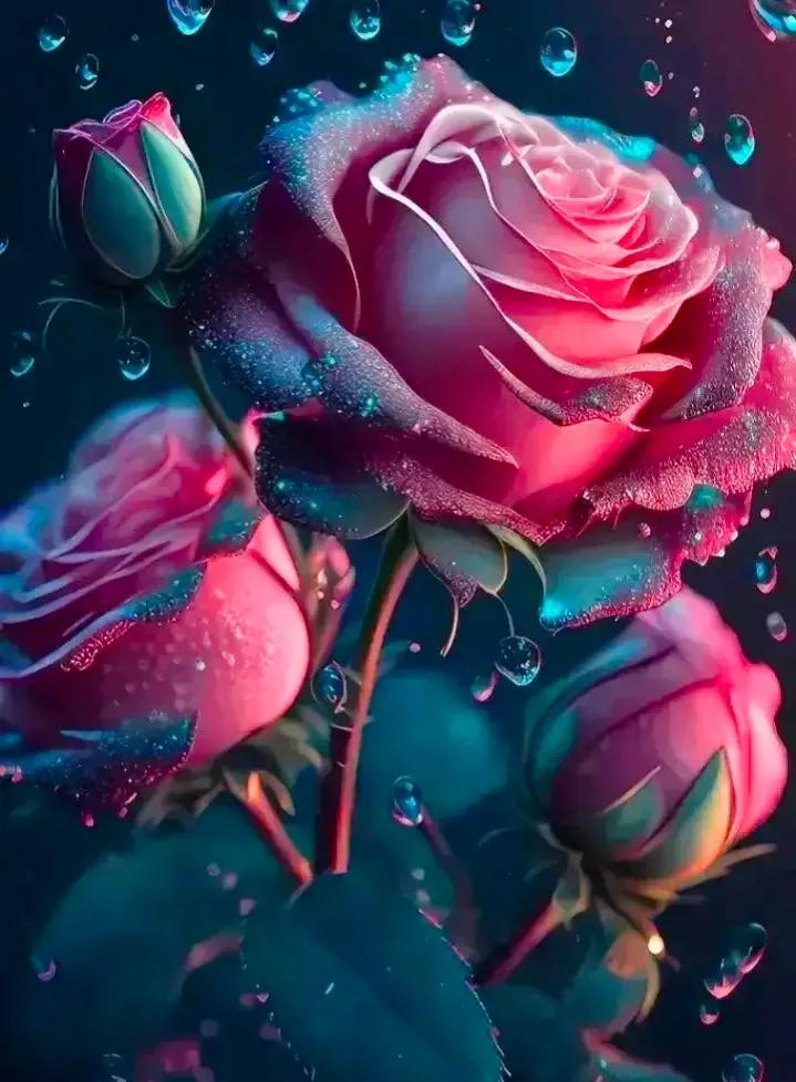 花朵盛开绚丽多彩让人赏心悦目,多姿多彩的花令人心情愉悦