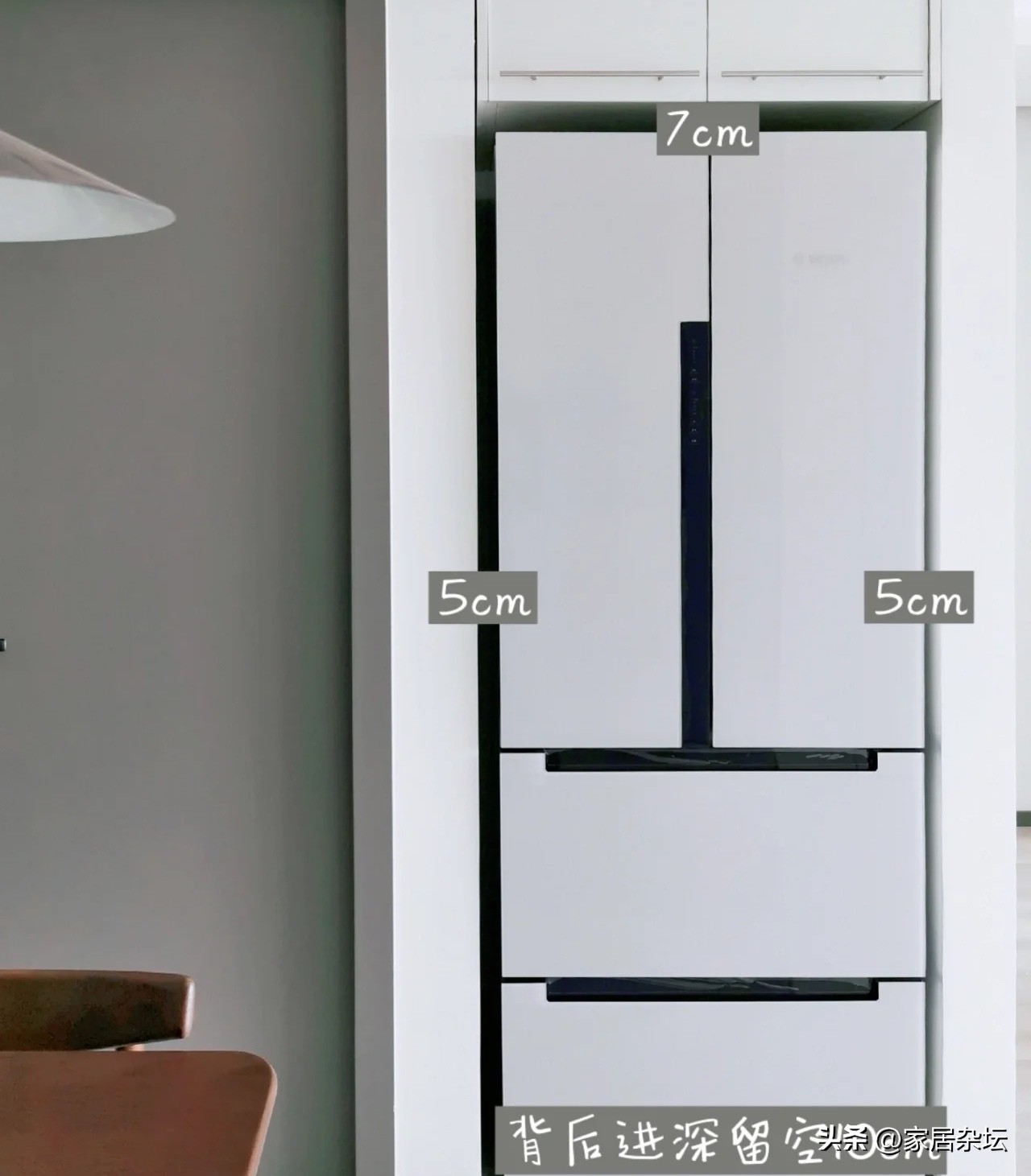 全隐藏嵌入式冰箱具体怎么做,两边都是墙嵌入式冰箱怎么做