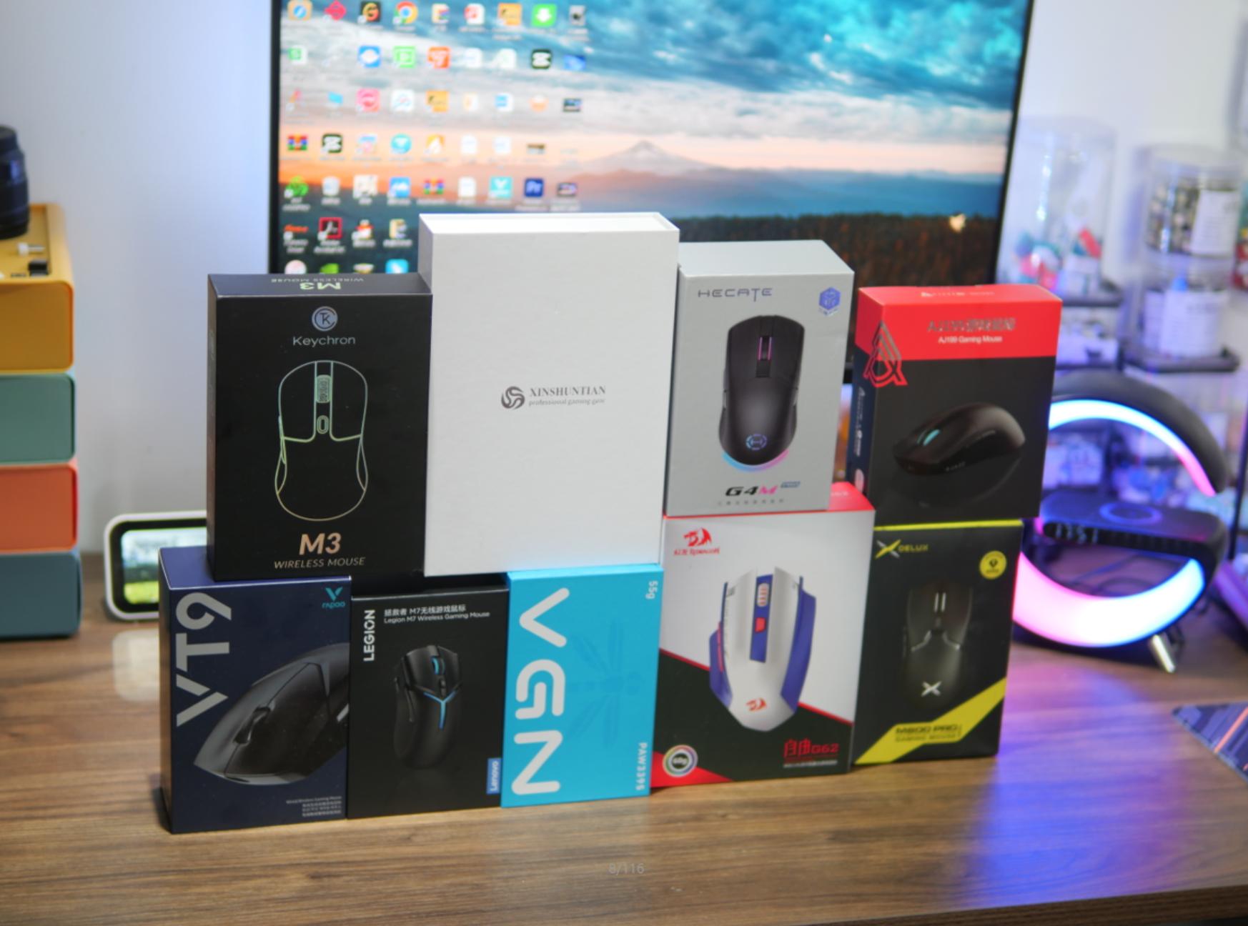 2023中国鼠标内卷年。9款国产3395/9芯片鼠标体验横向对比评测