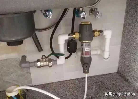 前置过滤器和大白瓶要一起安装么,已经装修好的怎么安装前置过滤器