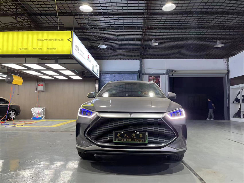 比亚迪宋plus车灯要改吗,24款比亚迪宋plus车灯升级案例