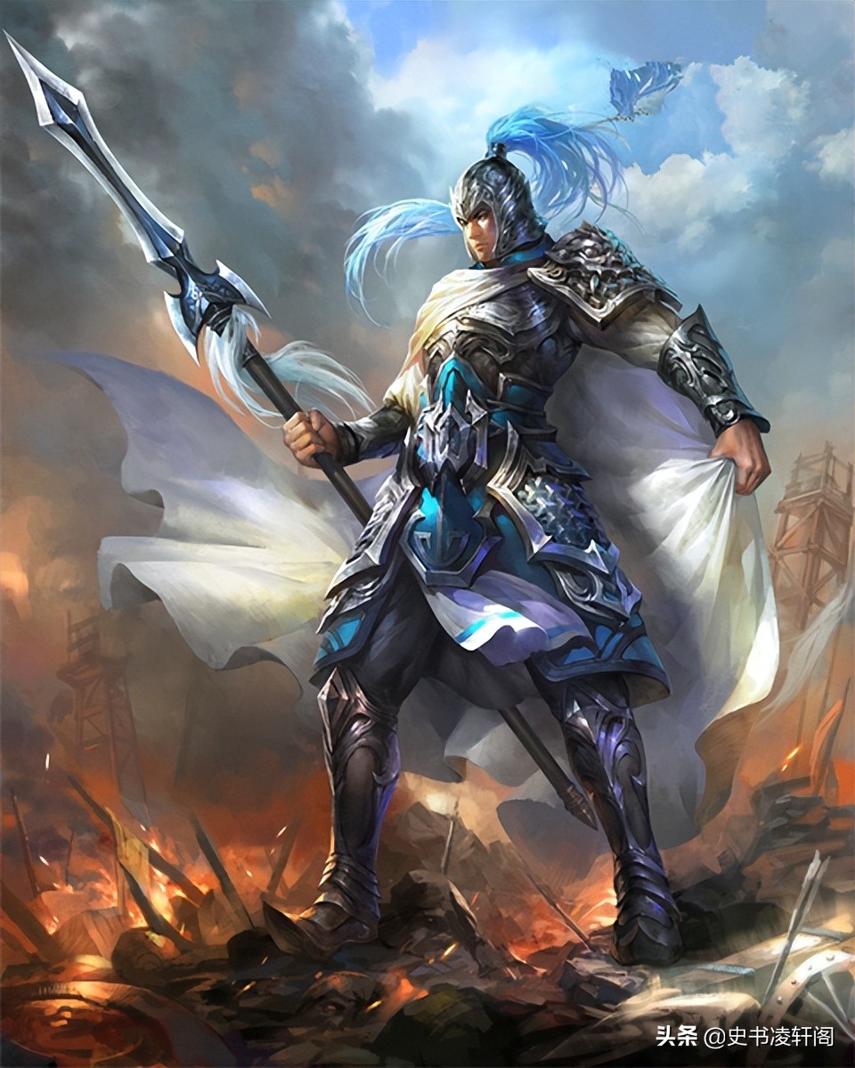 三国猛将按照*力武**分为5档，赵云、关羽排在第二档，第1档有三人