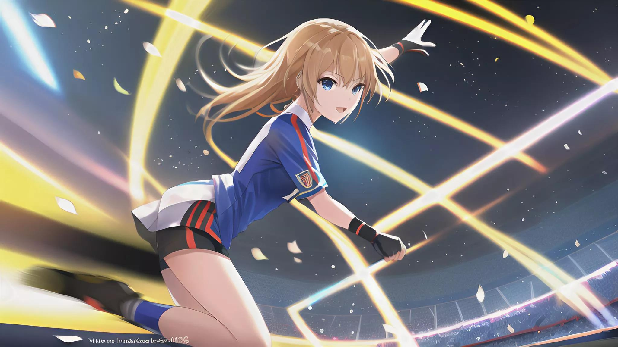 足球宝贝人物绘画,足球宝贝啦啦队绘画图