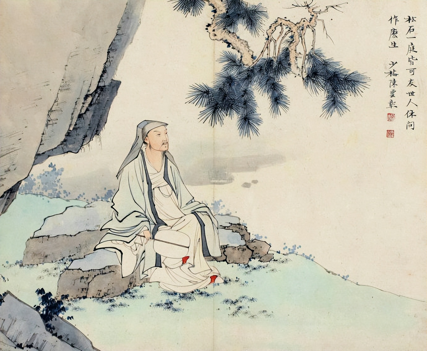 山水画意境与诗句,诗意山水画意境