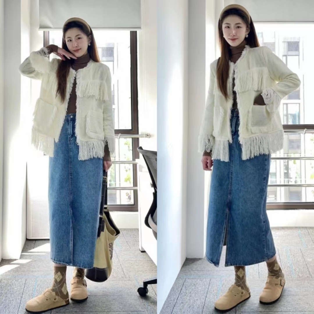 30-40岁洋气外套小香风套装,小香风外套年轻气质搭配