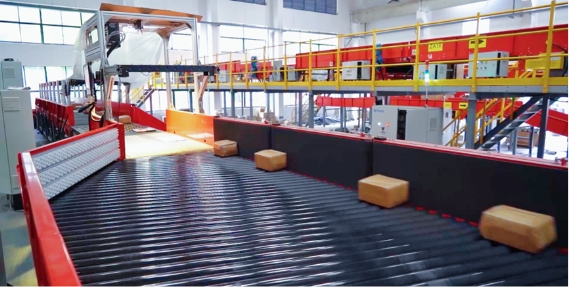 中科微至快递分拣,快递量同比激增73%