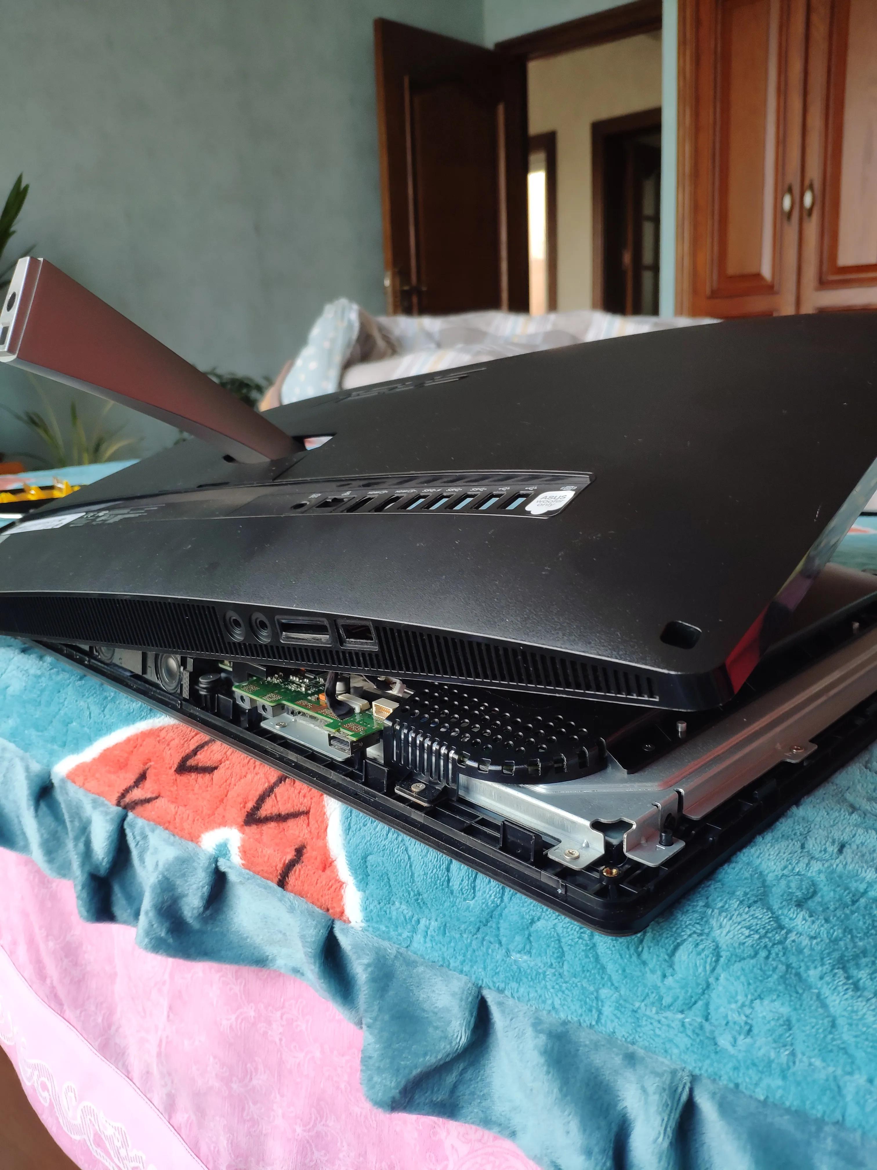 华硕一体机et2221拆内存条,华硕et2321拆机视频