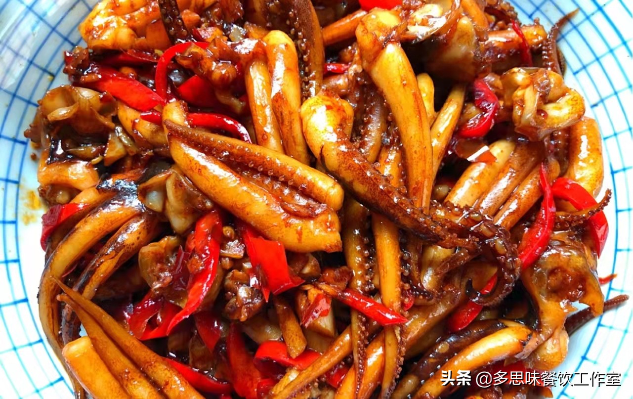 鱿鱼如何处理才脆嫩视频,大鱿鱼须鲜香脆嫩简单又好吃