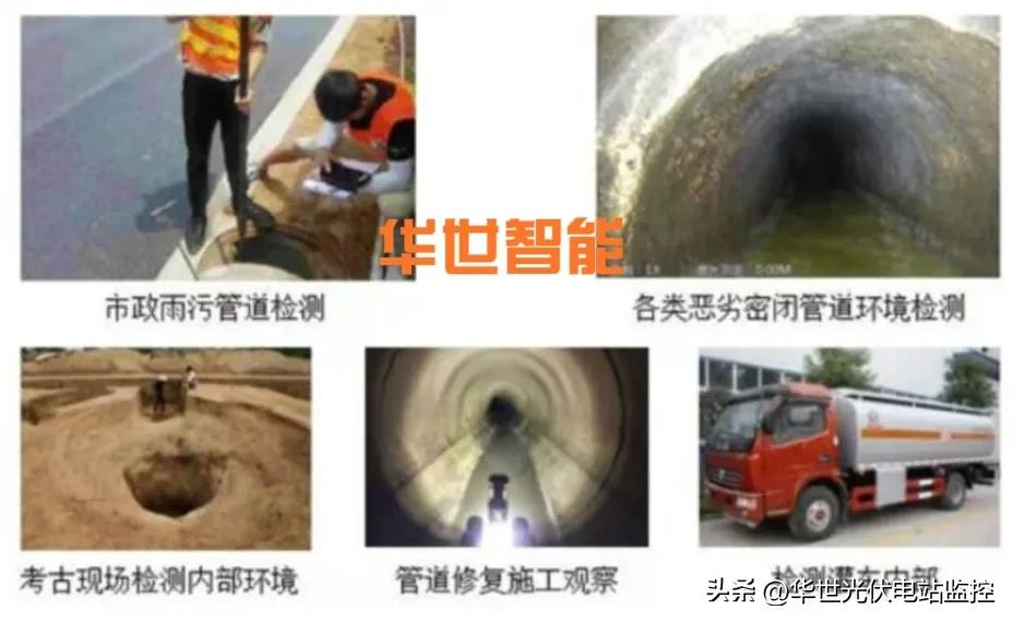 管道无线可视探测,管道内窥检测系统