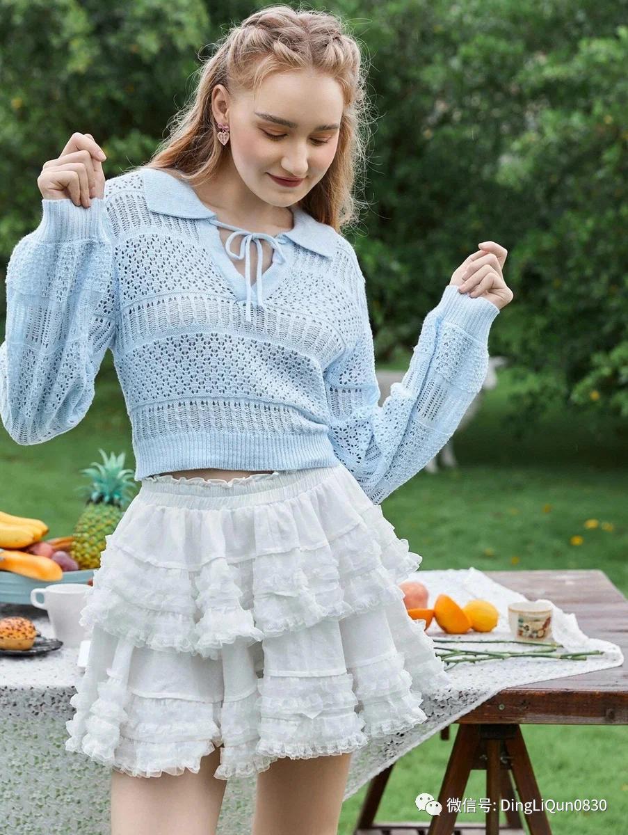 针织长袖衬衫搭配图片,针织衬衫如何穿出特色