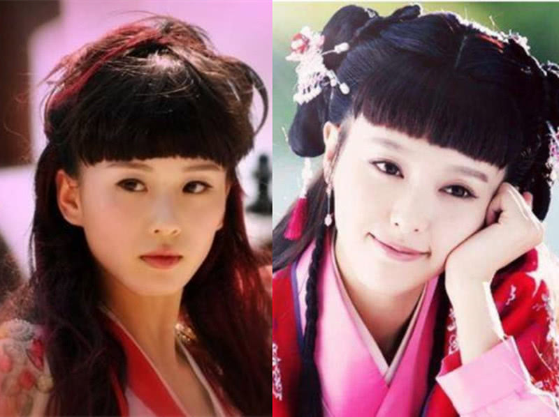 杨颖王楚然任敏霸屏,任敏新造型齐刘海