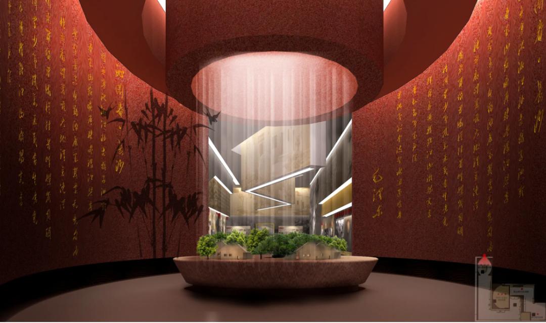 博物馆展厅设计方案及效果图,博物馆展厅布局设计方案