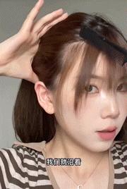 女生齐刘海和中分哪个更减龄,2021减龄最火发型齐刘海
