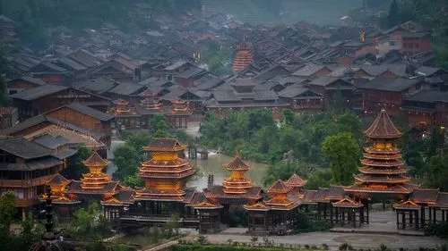 侗族民居解析,侗族传统民居建筑平面图