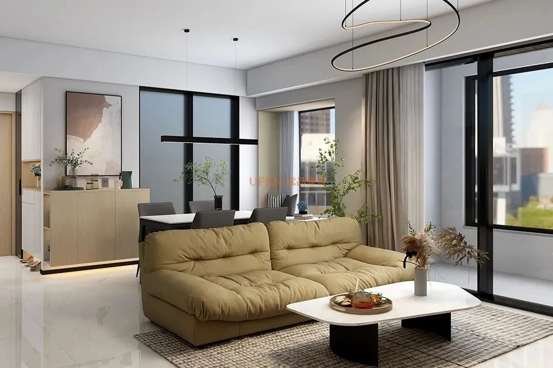 沙发不靠墙放什么好看,客厅大怎么装沙发可以靠墙