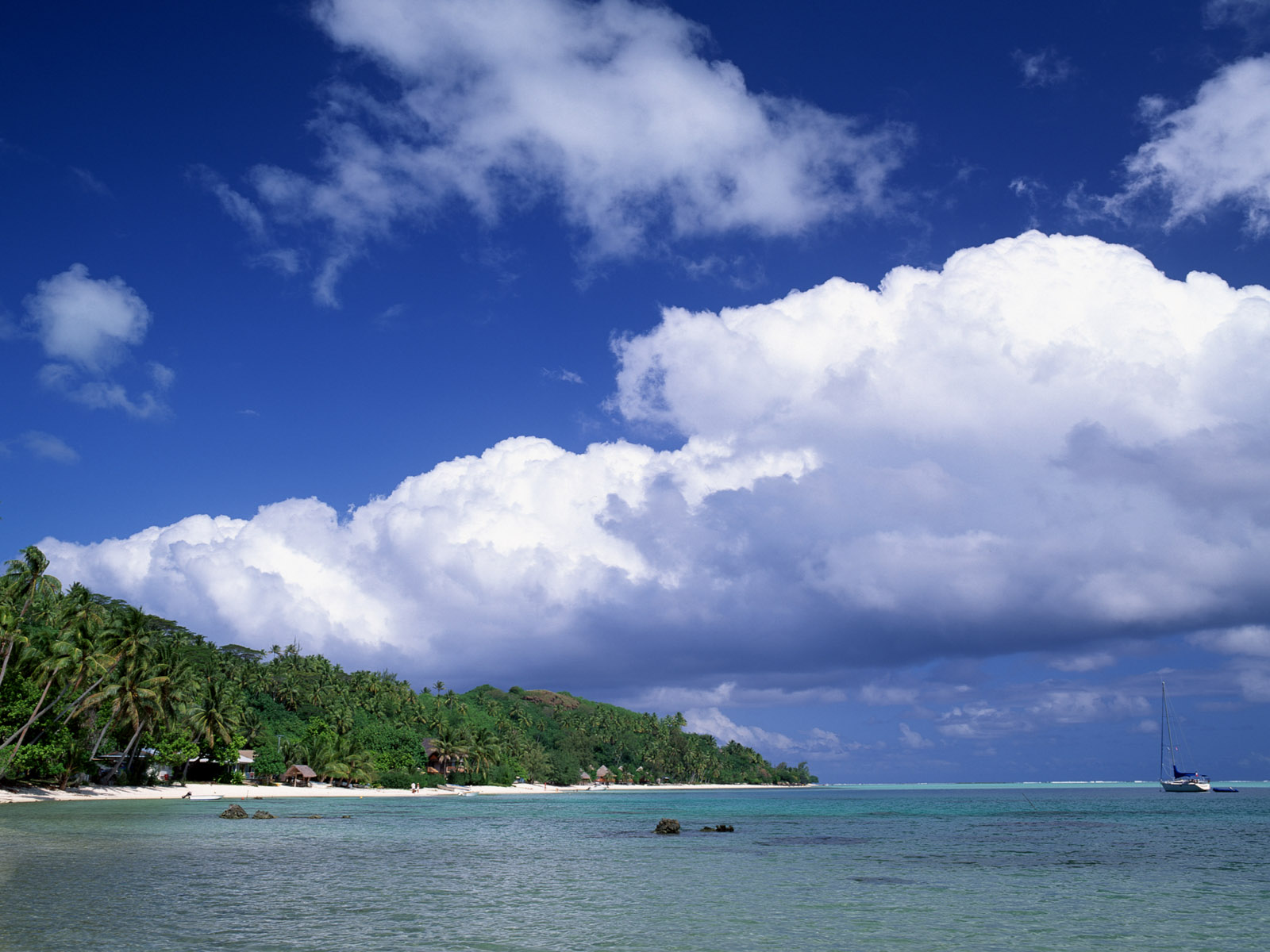 大海海滩美景图片,夏日最漂亮阳光海滩风景图片