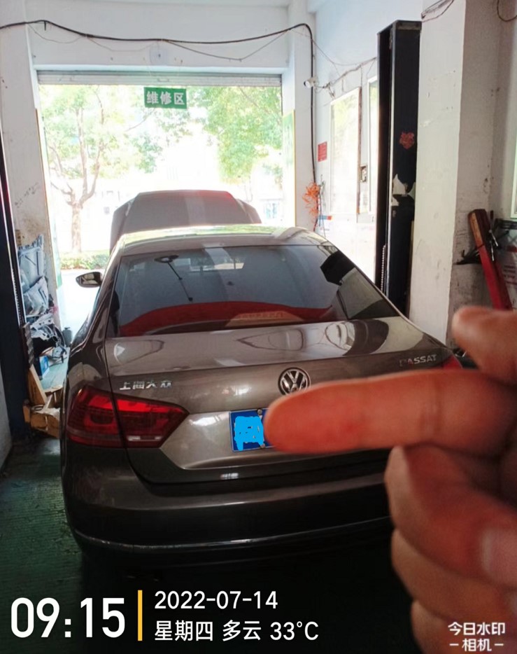 帕萨特1.8t发动机废气阀修理,帕萨特1.8t进气管回火