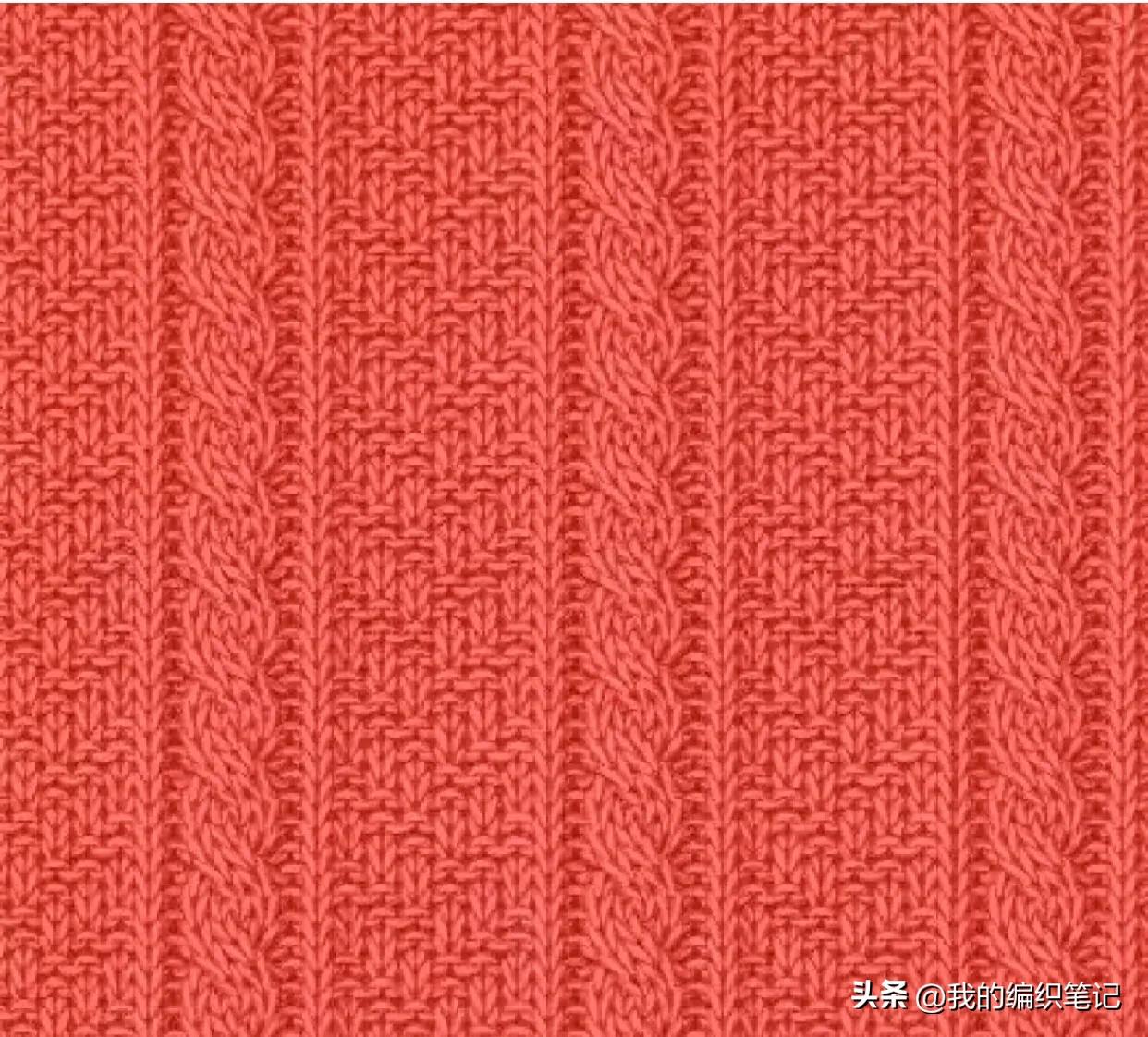非常实用的棒针编织花样图解图片,编织棒针花样全教程