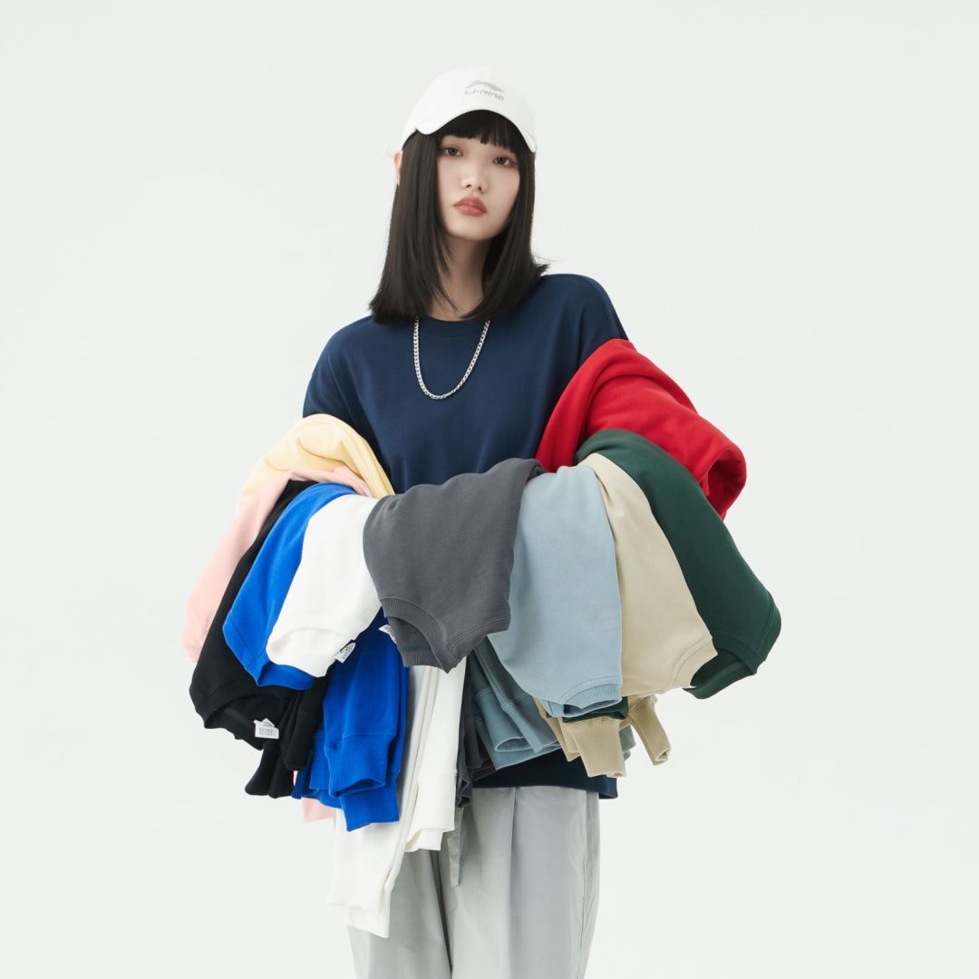 休闲男士纯色圆领卫衣舒适保暖,青少年15岁加绒加厚卫衣纯色