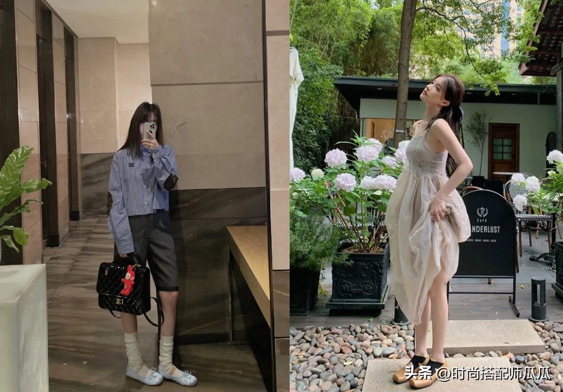 单鞋时尚风芭蕾鞋,芭蕾鞋显高