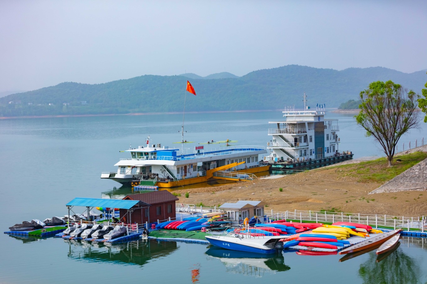 荆州洈水，五一自驾露营的好去处