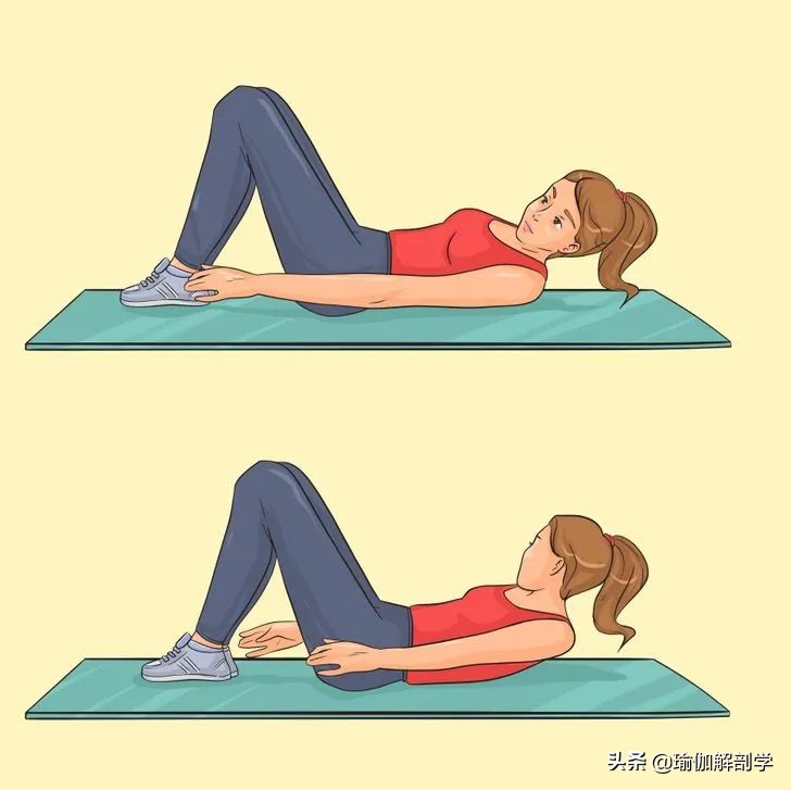 瘦下腹最有效的动作瑜伽私教,瘦肚子和腰上赘肉最有效的瑜伽