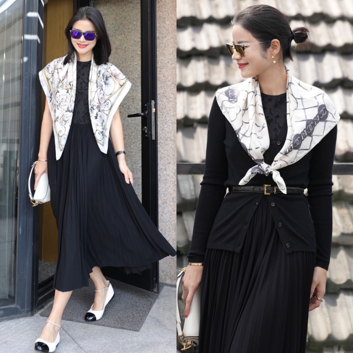 什么样的丝巾好看又百搭,夏天怎么可以少了饰品