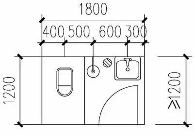 四个平方的卫生间如何布局,卫生间各种设计布局